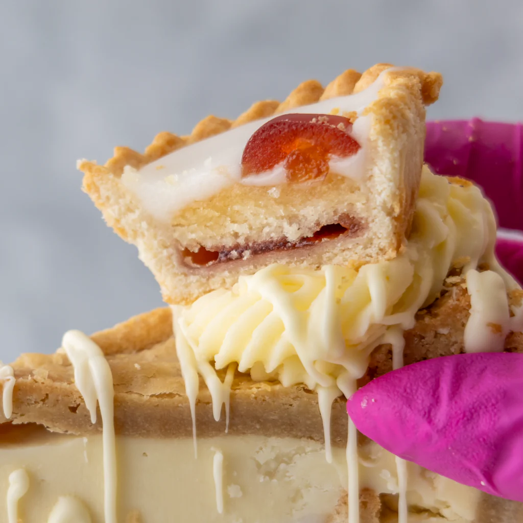 Limited Edition Cherry Bakewell Cookie Pie Slice - Image 3