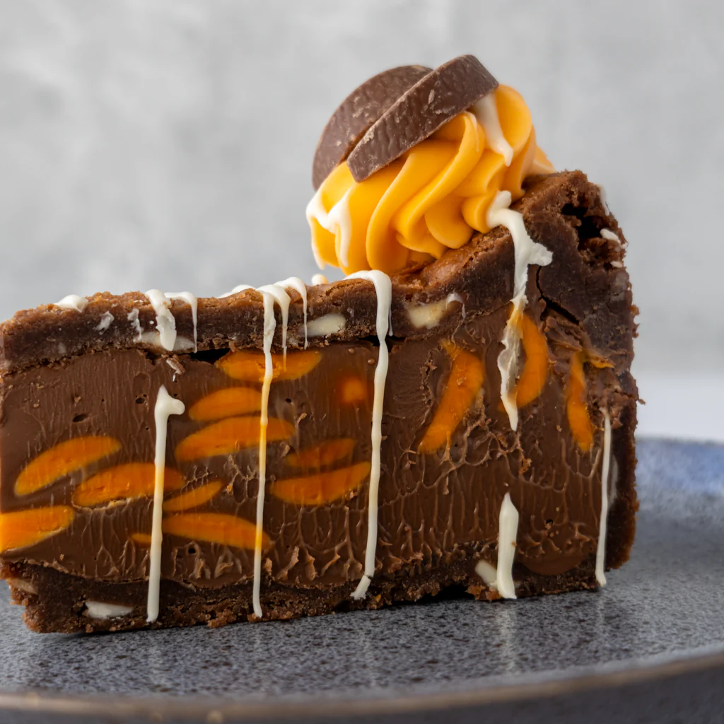 Chocolate Orange Cookie Pie Slice - Image 2