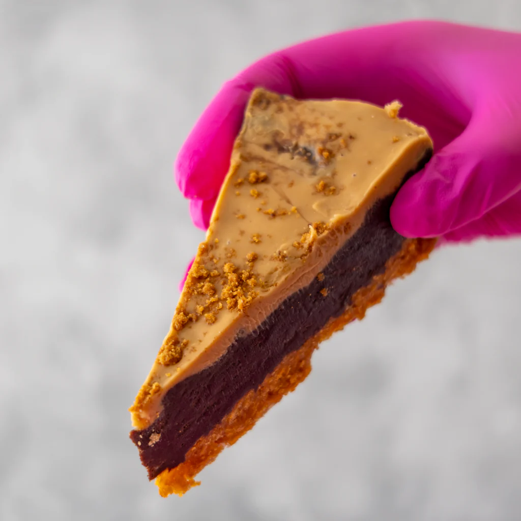 Brownie Cornflake Pie Slice with Biscoff - Image 3