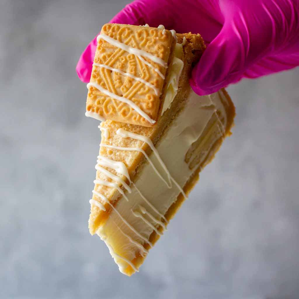 Custard Cream Cookie Pie Slice - Image 3
