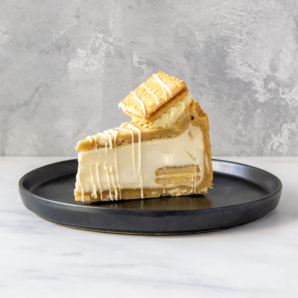 Custard Cream Cookie Pie Slice - Image 4