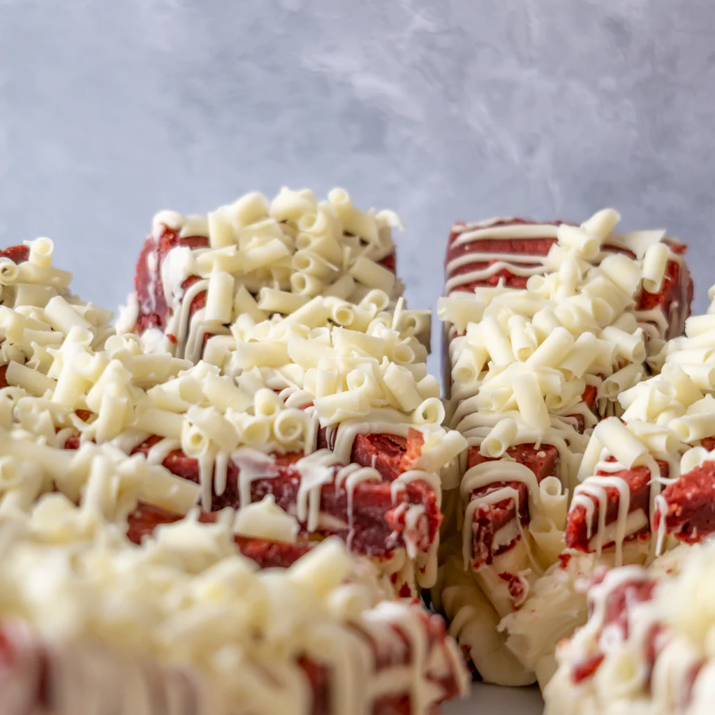 PREORDER - Full Red Velvet Cookie Pie Slice - 12 Slices - Image 7