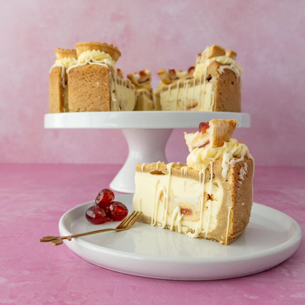 PRE-ORDER - Full Limited Edition Cherry Bakewell Cookie Pie - 12 Slices - Image 4