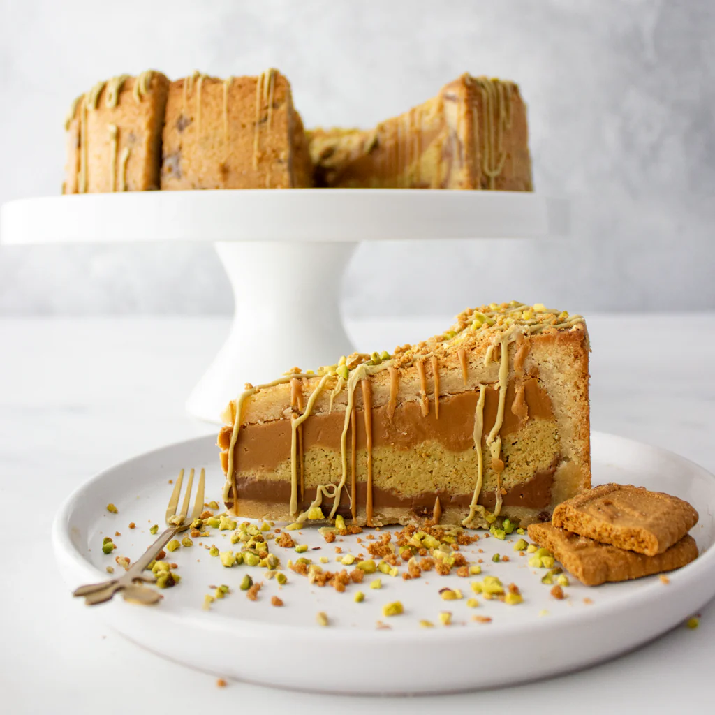 PRE-ORDER - Full Dubai Chocolate Cookie Pie Slice with Biscoff - 12 Slices - Image 9