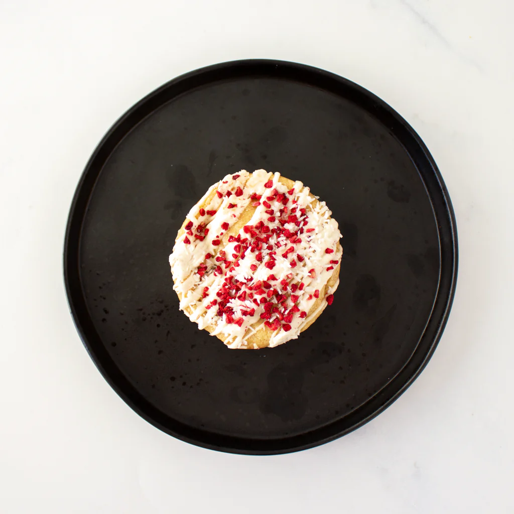 Raspberry, Coconut & White Chocolate Stuffed Deluxe Cookie - Image 5