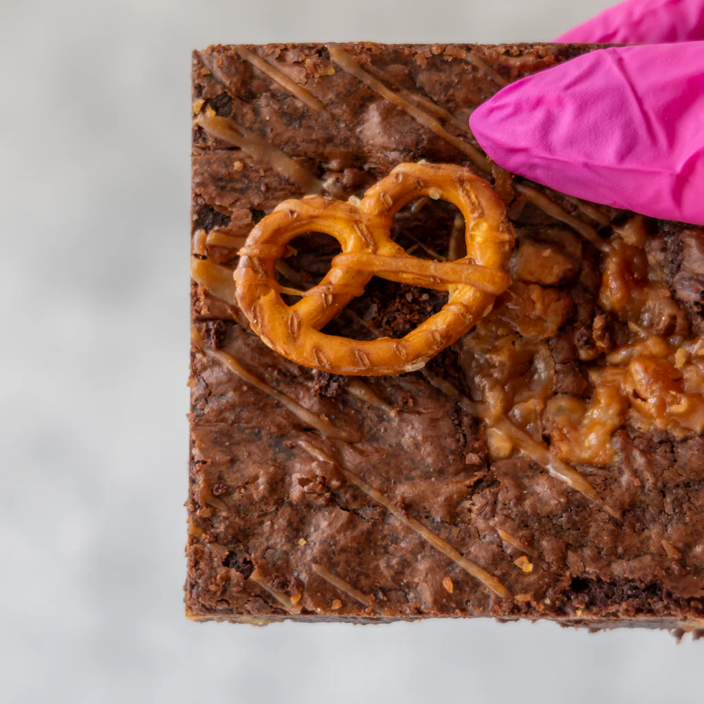 Caramel Pretzel Brownie Slab - Image 5