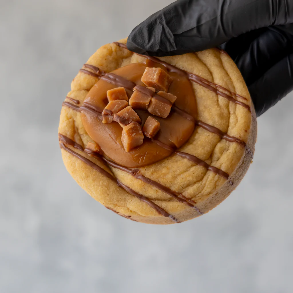 Stuffed Caramel Fudge Deluxe Cookie - Image 4