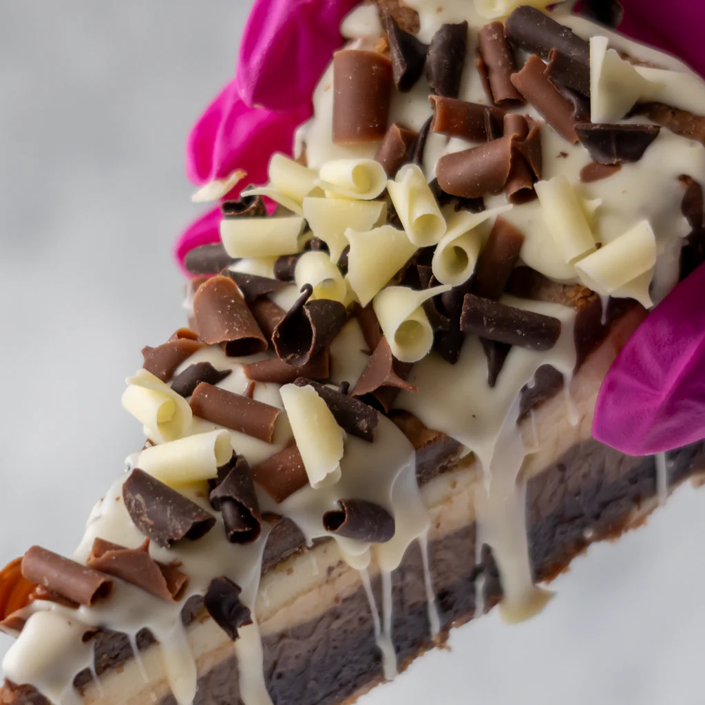 Triple Chocolate Cookie Pie Slice - Image 3