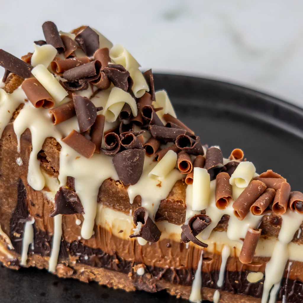 Triple Chocolate Cookie Pie Slice - Image 6