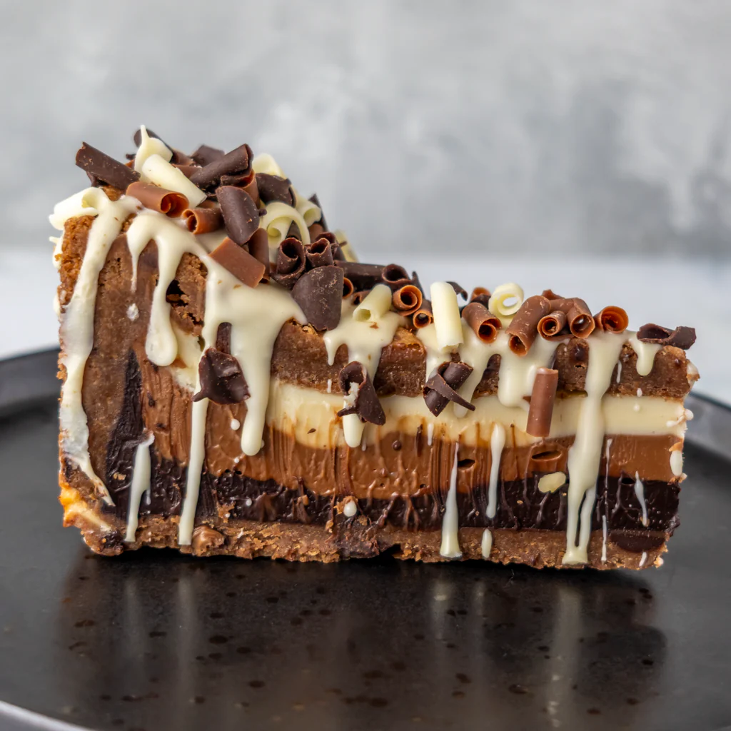 Triple Chocolate Cookie Pie Slice - Image 8